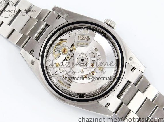 Weight) DayDate Ice JDF Steel 40 904L on SS VR3255 Bracelet Textured Blue President V3 (Gain Dial 0114